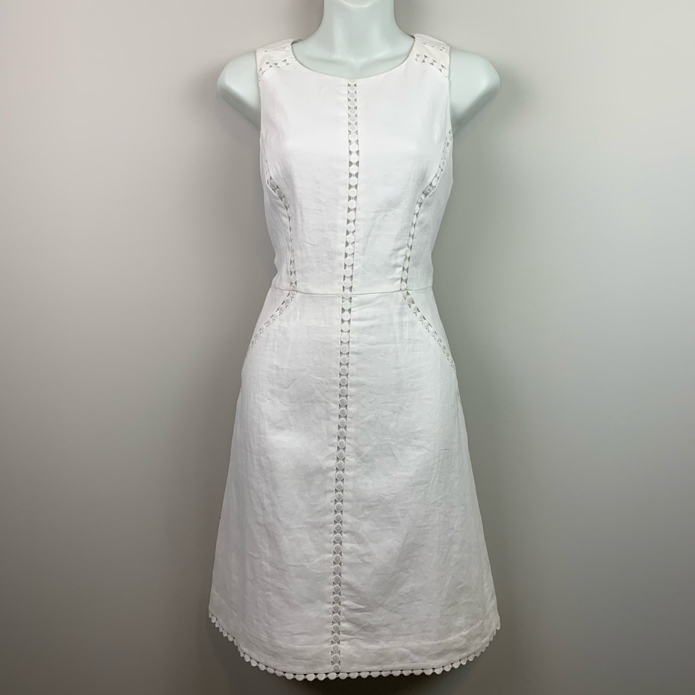 Ann Taylor eyelet Dress white size 6 NWT SUMMER